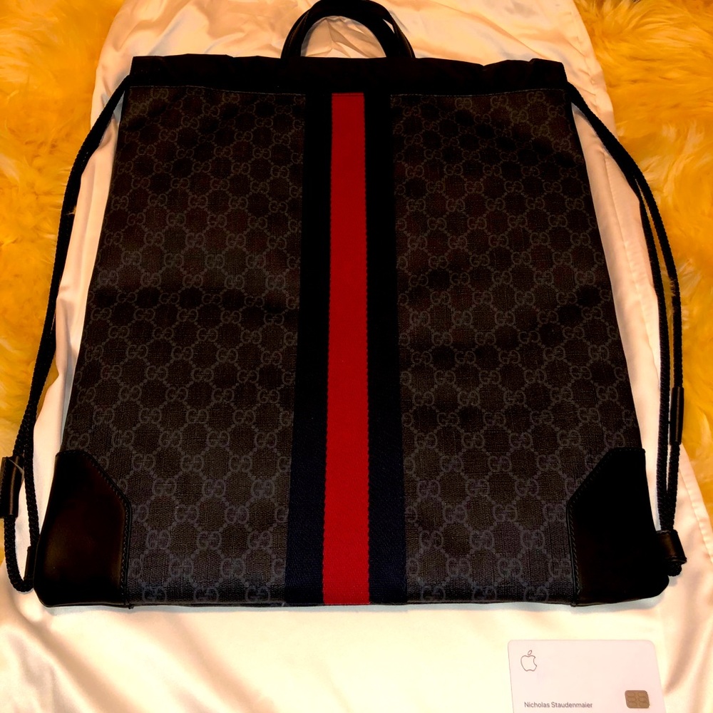 🖤Gucci Tote Black Canvas New w/ Tags & Dust Bag!